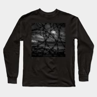 Razor And Barbed Wire Long Sleeve T-Shirt